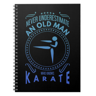 Manar Karate-grafik - underskatta aldrig ett gamma Anteckningsbok