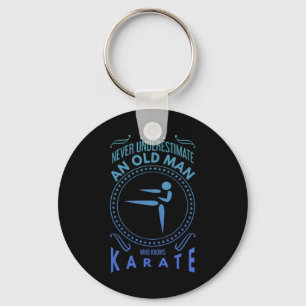 Manar Karate-grafik - underskatta aldrig ett gamma Nyckelring