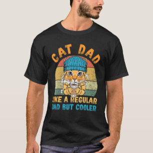 Manar Katt Pappa som en vanlig Pappa men kolare Vi T Shirt
