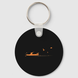 Manar Kayak Hunting Anka Waterfowl Hunt med Hund K Nyckelring