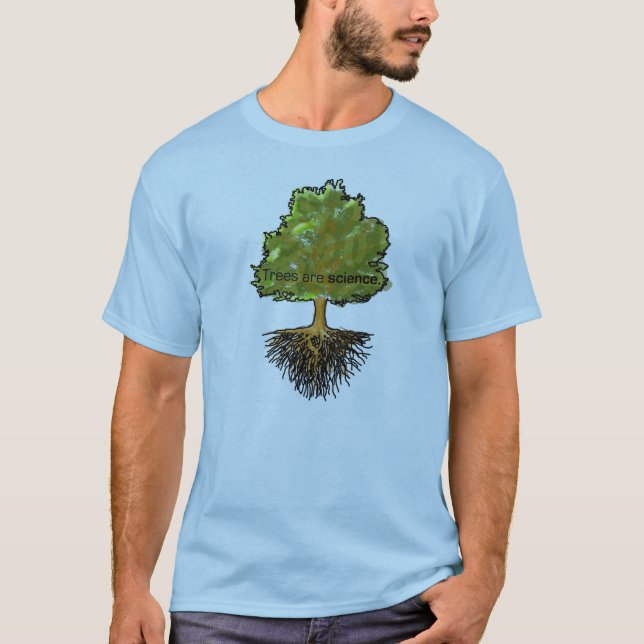 Manar Kevins vetenskap TreeShirt Tee (Framsida)