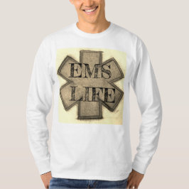 Manar Khaki EMS-livet du faller ner T Shirt