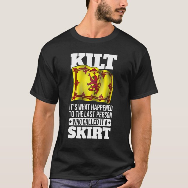 Manar Kilt, det var vad som hände den som ringde T Shirt (Framsida)