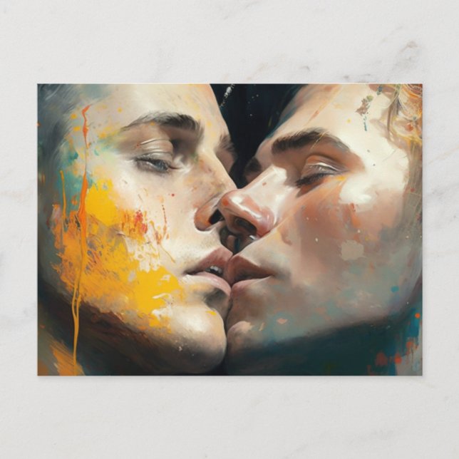 Manar Kissing-vykort Vykort (Framsida)