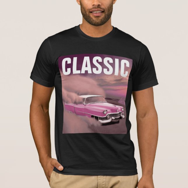 MANAR KLASSIC CAR CLASSIC BIRTHDAY T-SHIRTS (Framsida)