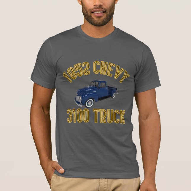 Manar klassikerChevy lastbil 1952 Tee Shirt (Framsida)
