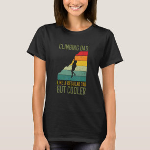 Manar klättrar Pappa som en vanlig Pappa men kolbu T Shirt