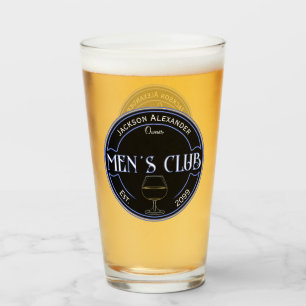 Manar Klubb Man Cave Drinkware Pint Beer Glaskopp