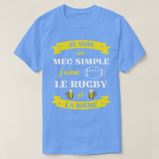 Manar-knubbig rugby-öl humor rugby manar-gåva t shirt (Design framsida)