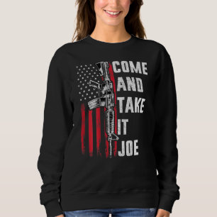 Manar Kom och ta det Joe Gun Höger Ar-15 Amerika T Shirt