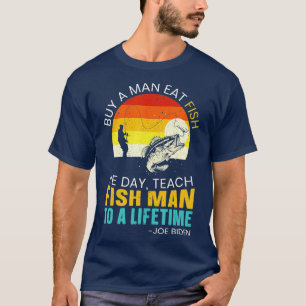 Manar köper en man och äter fisken varje dag för v t shirt