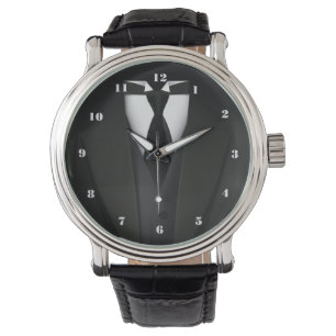 Manar kostym för elegantsvart armbandsur