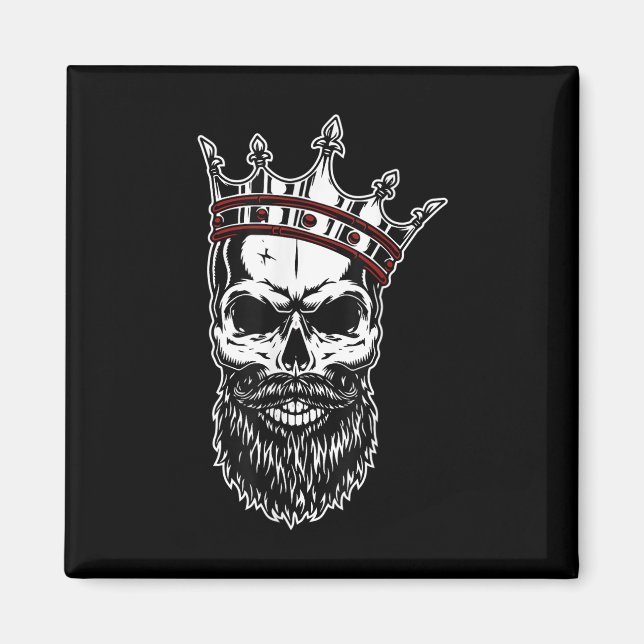 Manar Krona Skull Mode Tattoo Magnet (Framsidan)