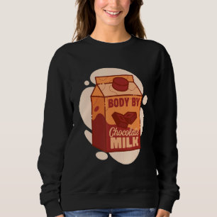 Manar Kroppen efter choklad med Mjölk Sweet Dairy T Shirt