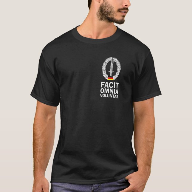 Manar Ksk Commando Speciell Forces Calw Elite Unit T Shirt (Framsida)