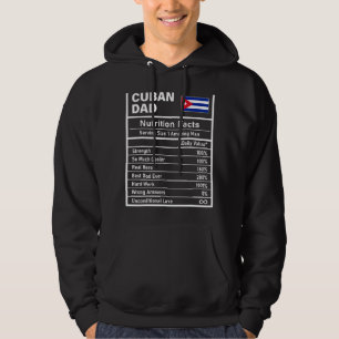 Manar Kuba Pappa Nutrition Facts Fars dag Nation Hoodie