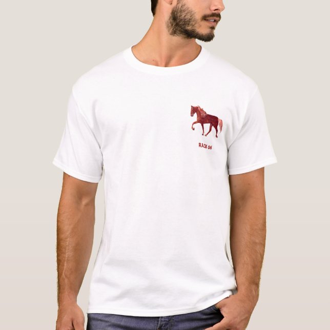 Manar kugge för T PVHF på Tee Shirt (Framsida)