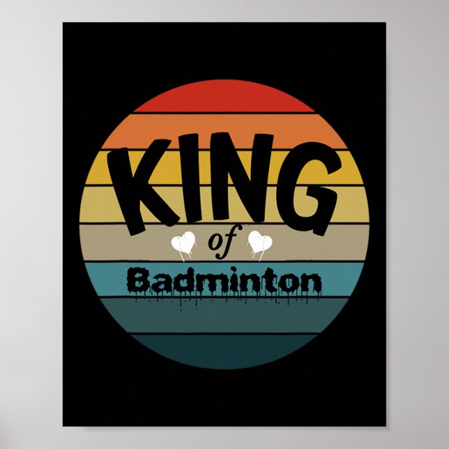 Manar Kung i Dminton Poster (Framsidan)