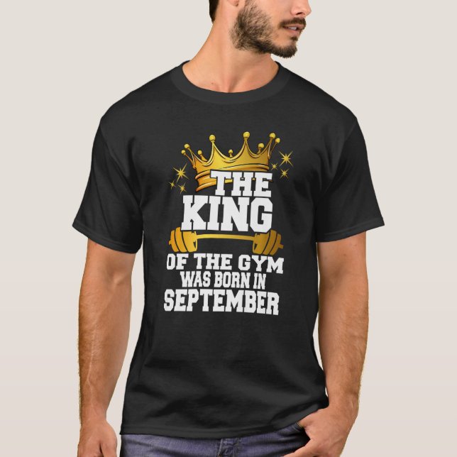 Manar Kung om fiket föddes i september Wor T Shirt (Framsida)
