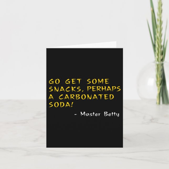 Manar Kung Pow Movie Quotes - Snacks Carbonated So Kort (Framsida)