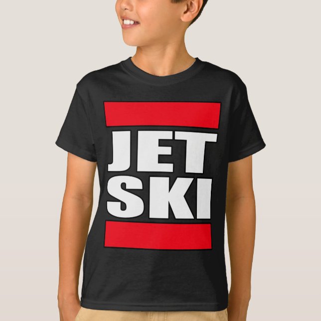 manar kvinna jet skidar skjortor för tee (Framsida)