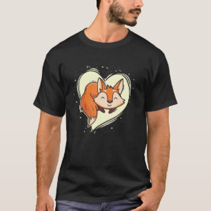 Manar Kvinnor Bard Fox Hjärtat Hårig 1 T Shirt