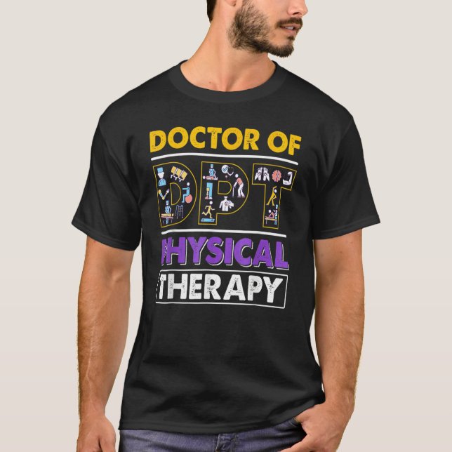 Manar Kvinnor doftade fysisk terapi med Doktor PTA T Shirt (Framsida)