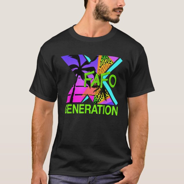 Manar Kvinnor Gen X T Shirt (Framsida)