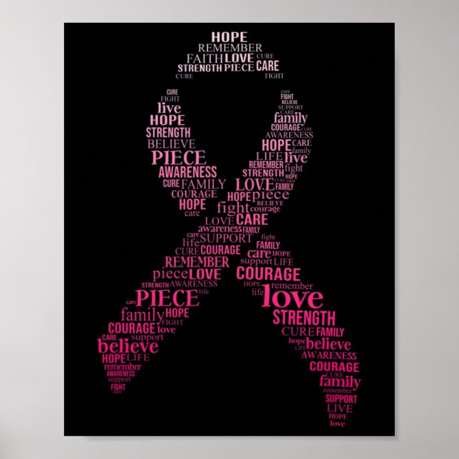 Manar Kvinnor i bröstcancer Poster (Framsidan)