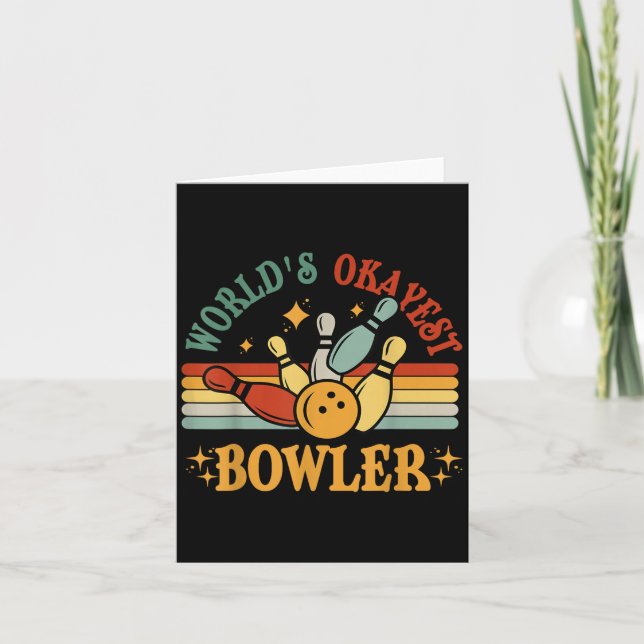 Manar Kvinnor i det Bowlareare Bowlingteamet Kort (Framsida)