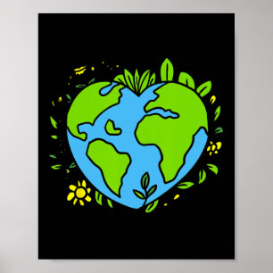 Manar Kvinnor i världsdag, Shirt Cute Earth Day Poster