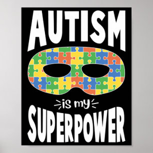 Manar Kvinnor och barn Autism är min smak Poster