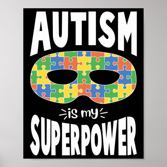 Manar Kvinnor och barn Autism är min smak Poster (Framsidan)