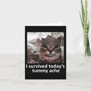 Manar kvinnor som jag Överlevt dagens Tummy Ache G Kort