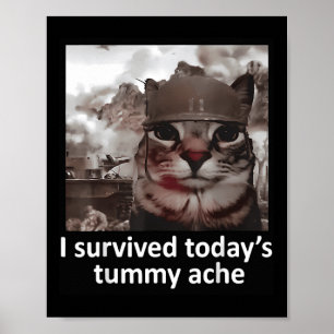 Manar kvinnor som jag Överlevt dagens Tummy Ache G Poster