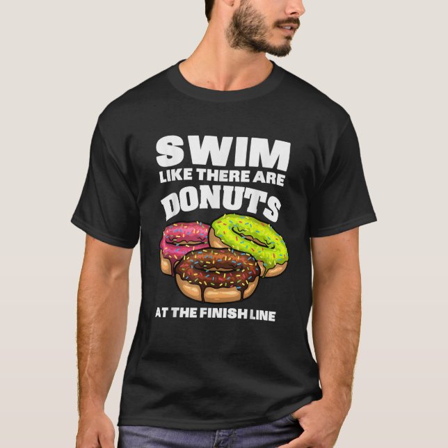 Manar Kvinnor Swimmer Spor T Shirt (Framsida)