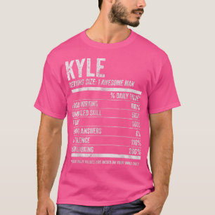 Manar Kyle Nutrition Personlig Namn Funny Namn T Shirt