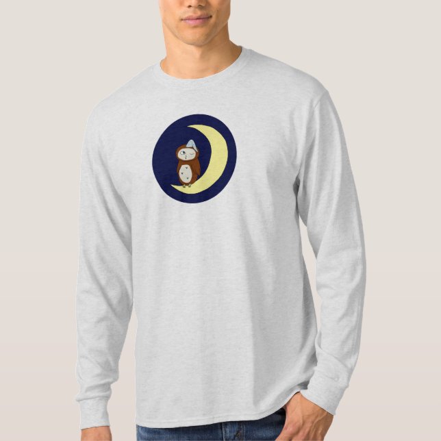 Manar L/S tänder utslagsplatsen g/n för Tee Shirt (Framsida)