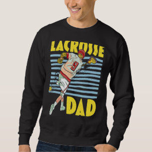 Manar Lacrosse Pappa fatherown Best Pappa någonsin Lång Ärmad Tröja