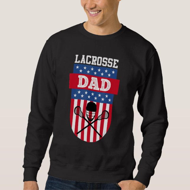 Manar Lacrosse Pappa Lång Ärmad Tröja (Framsida)