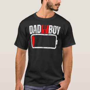 Manar låg batteri med att säga Pappa om en pojke T Shirt