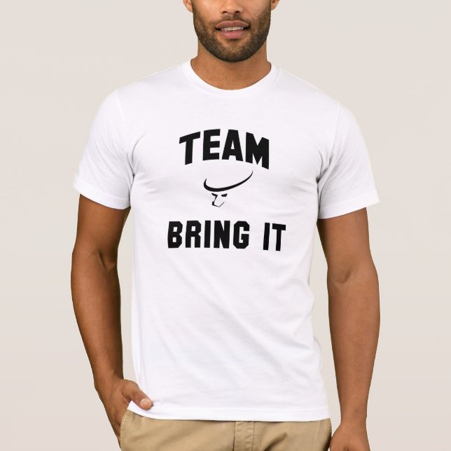 Manar lag kommer med det skjortan tee shirt (Framsida)