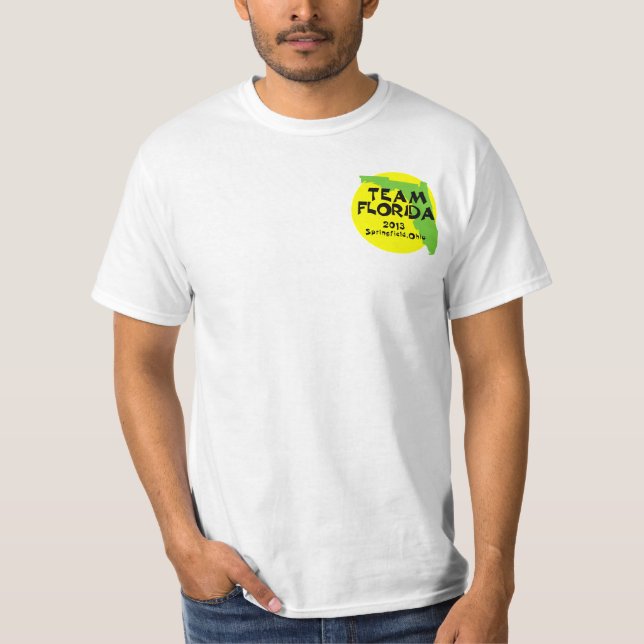 Manar lagFlorida skjorta T Shirt (Framsida)