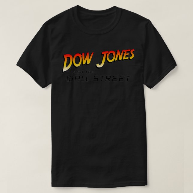 Manar Lagrar Echange Dow Jones Wall street Lagrar  T Shirt (Design framsida)
