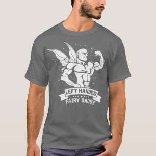 Manar Lämnat Handed Fairy pappa Bodybuilding Fitne T Shirt