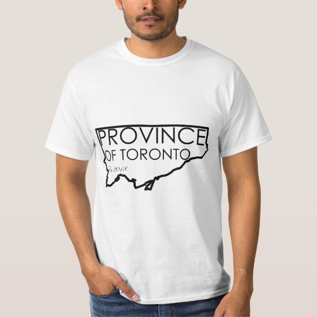 Manar landskap av den Toronto utslagsplatsen T Shirt (Framsida)