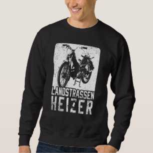 Manar Landstrasse Heater Moped Moped Mokick Scoote Lång Ärmad Tröja