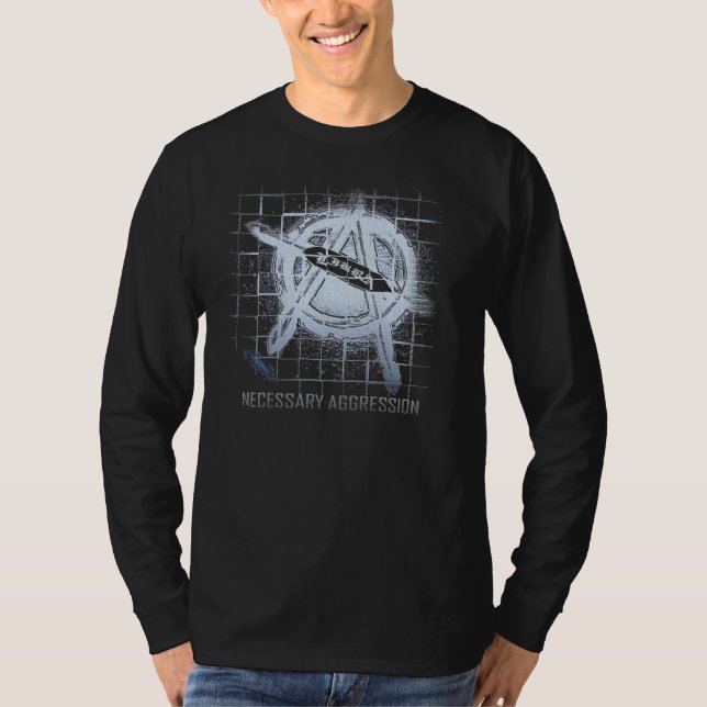 Manar långärmad för amerikandräkt (passar), tee shirt (Framsida)