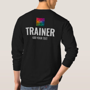 Manar-Långärmad för skrivarutskrift med dubbla sid T Shirt