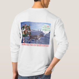 manar långärmad garanterar god jul och lyckligtvis t shirt